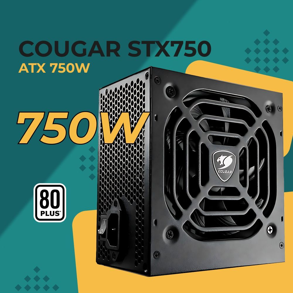 Блок питания для компьютера Cougar XTC 750 (ATX v2.31, 750W, Active PFC ...