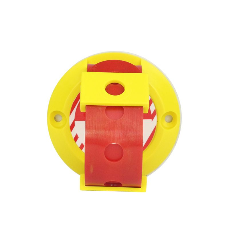 Блокиратор рубильника, ABS-пластик, диаметр 8-16 мм, цвет желто-красный, 1 шт/упак  #1
