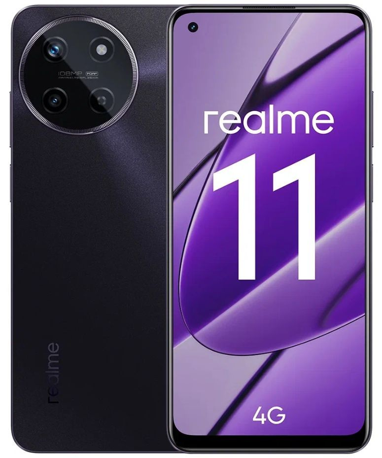 realme Смартфон 11 8/256 ГБ, черный #1