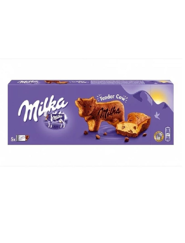 Бисквитное печенье Milka Tender Cow 140гр #1