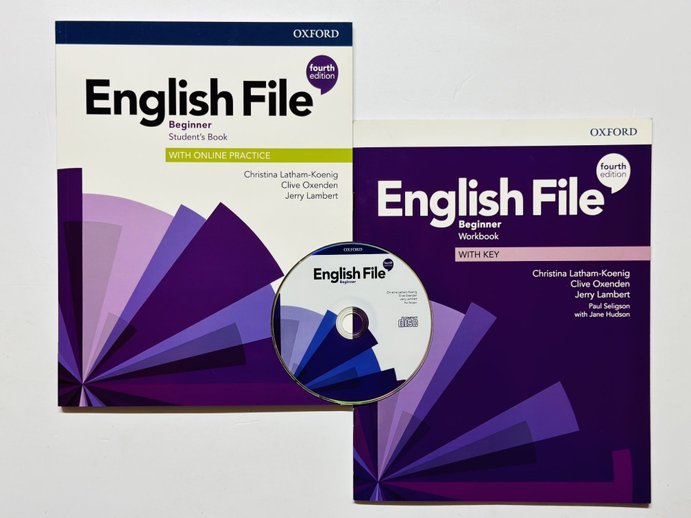 English File Beginner 4th Fourth edition, Комплект: Student's Book ...