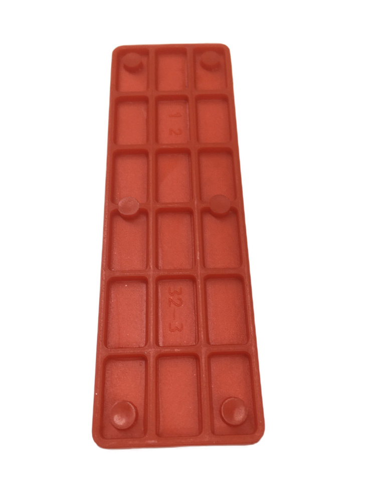 Подкладка рихтовочная ЗАКРУТИ-ЗАБЕЙ 3 мм красная (100 штук)  #1