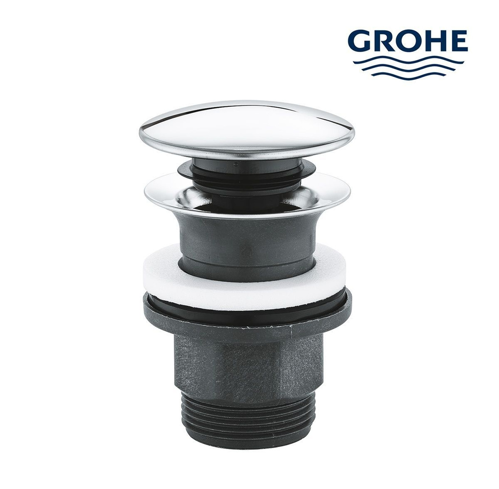 Донный клапан Grohe 40824000 click-clack Хром #1