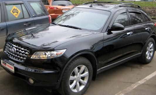 Дефлектор капота, для авто Infiniti FX 2003-2008 #1