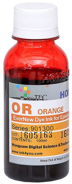 Чернила DCTec водорастворимые Epson R1900 EverNew Orange (оранжевый) 100 мл  #1