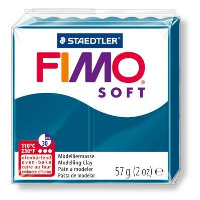 Полимерная глина FIMO "Soft", синяя, 57 г #1