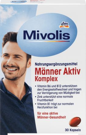 Mivolis Manner Aktiv Komplex-Kapseln Комплексные витамины для мужчин, 30 шт  #1