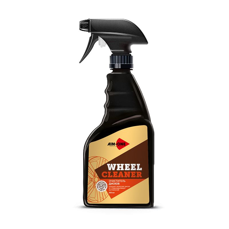 Очиститель Дисков AIM-ONE Wheel Cleaner WC-500 420 мл, Спрей Автокосметика  #1