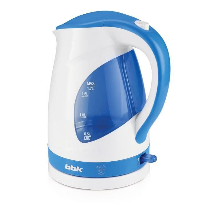 BBK Электрический чайник EK1700P WHITE/BLUE #1