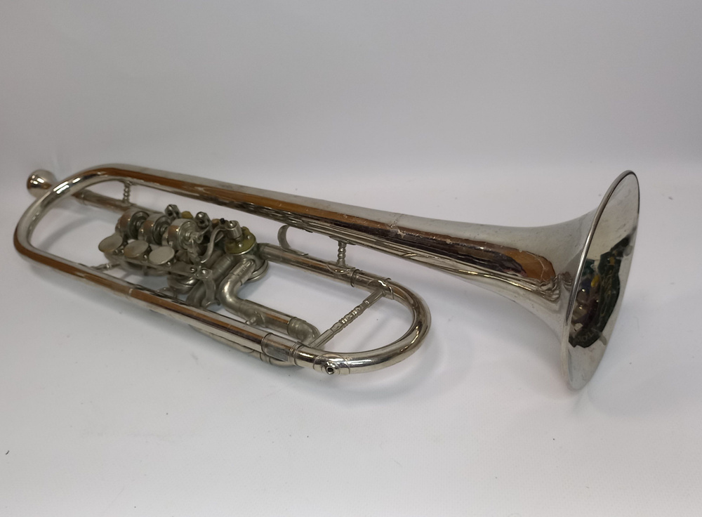 Винтажный советский музыкальный инструмент труба, СССР  #1