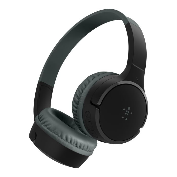 Детские Bluetooth-наушники с микрофоном Belkin Soundform Mini, черные AUD002btBK  #1