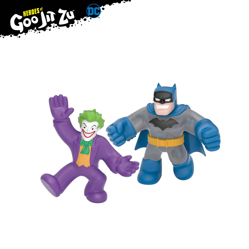 Гуджитсу Игровой набор тянущихся фигурок Бэтмен и Джокер ТМ GooJitZu / тянучка / антистресс  #1