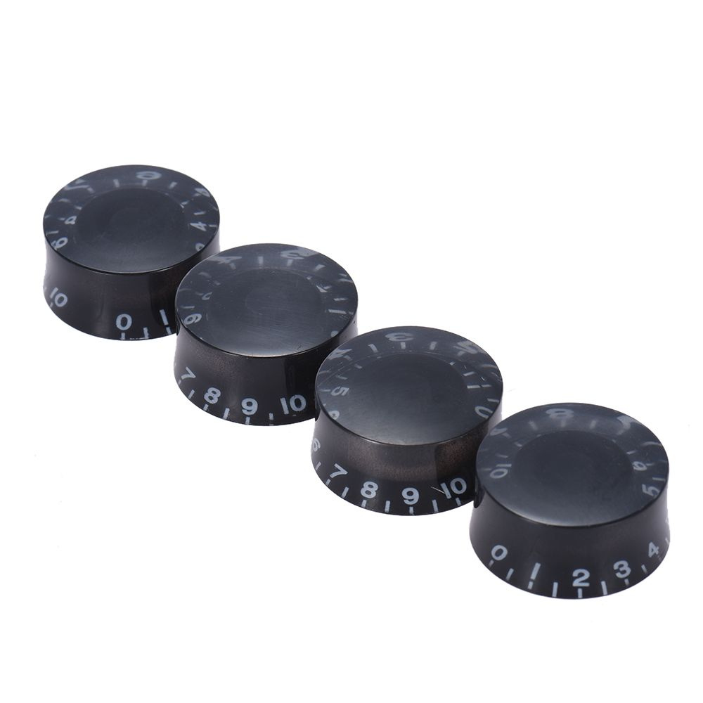 4шт Speed Knobs громкости тембра для замены Gibson Les Paul Электрогитара частей Black  #1