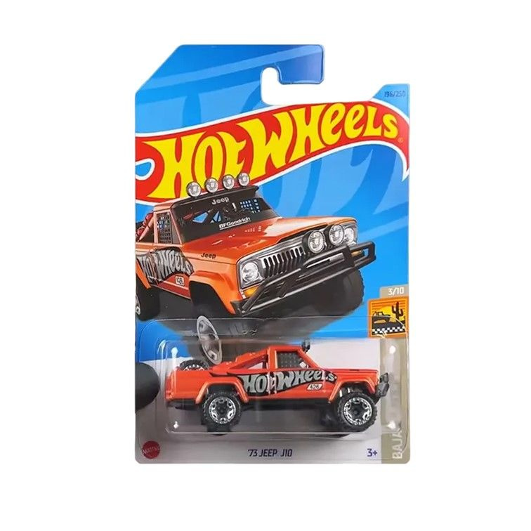 HKG61 Машинка металлическая игрушка Hot Wheels коллекционная модель 73 Jeep J10 оранжевый  #1