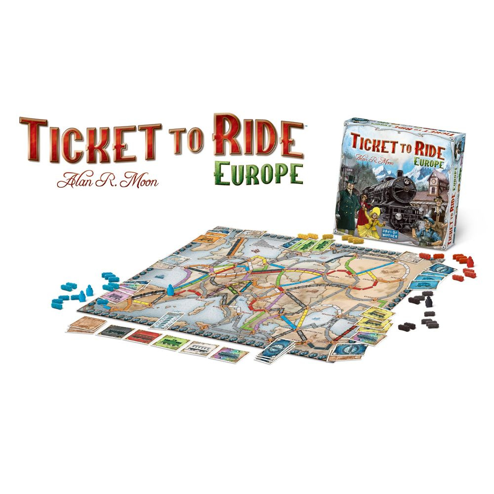 Настольная игра Ticket to Ride, Europe (правила на англ.языке) #1