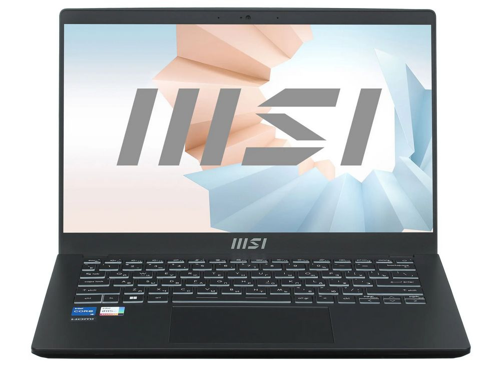 MSI Modern 14 C12M-230RU (9S7-14J112-230) Ноутбук 14", Intel Core i5-1235U, RAM 8 ГБ, SSD 512 ГБ, Без #1