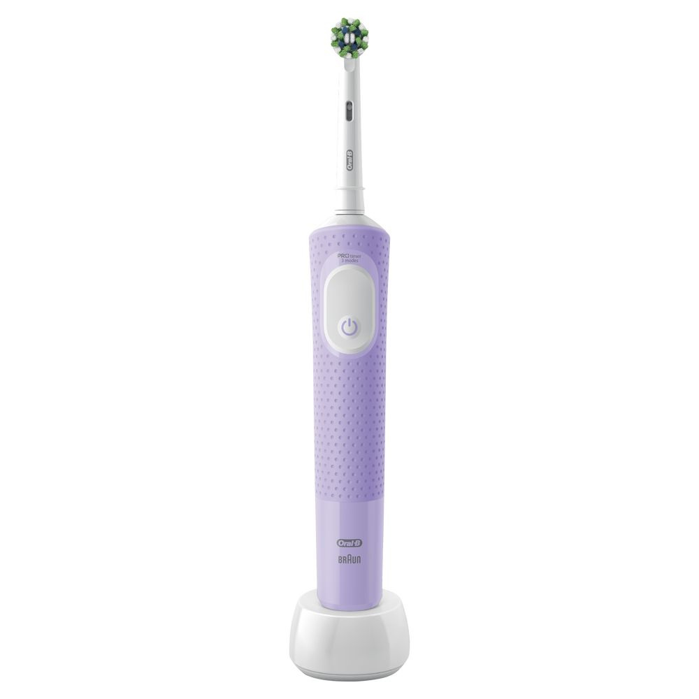 Электрическая зубная щетка ORAL-B Vitality Pro D103.413.3 Cross Action Protect X Clean сиреневая  #1