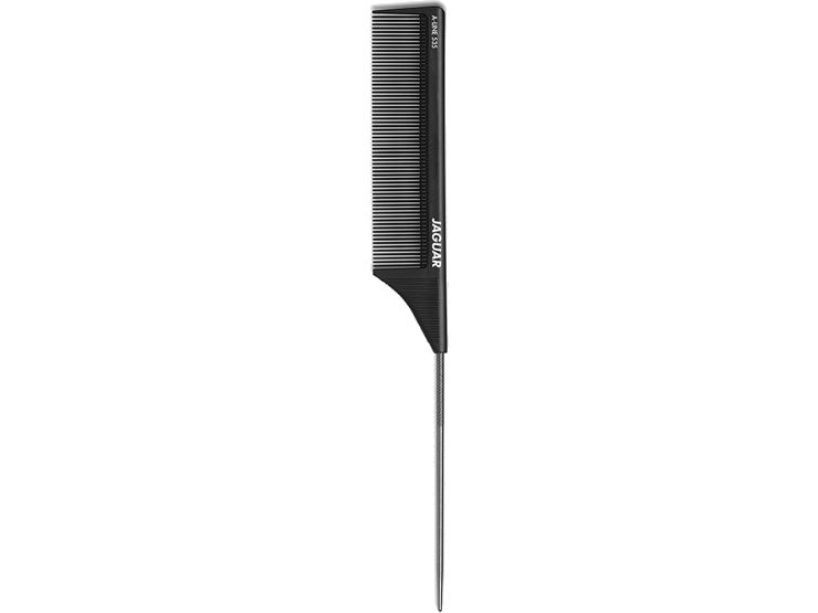 Расческа с металлическим хвостиком JAGUAR черная 21.6 см #1