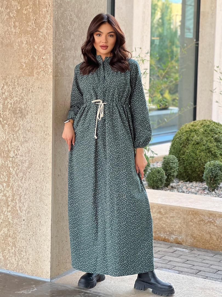 Платье Muslim-Style "Арабески" морей #1