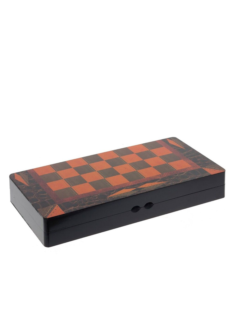 Шахматы шашки нарды 3 в 1 Remecoclub деревянные 40x20x6 см #1