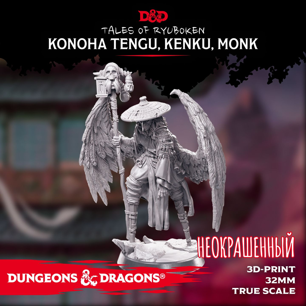 Миниатюра Dungeons & Dragons Кенку Монах Праведник Tales of Ryuboken -  купить с доставкой по выгодным ценам в интернет-магазине OZON (1319145011)