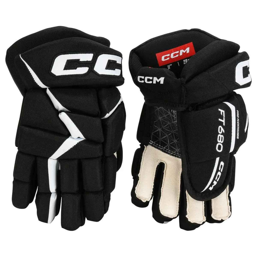 Перчатки CCM JETSPEED FT680 JR (BLK/WHT 12") #1