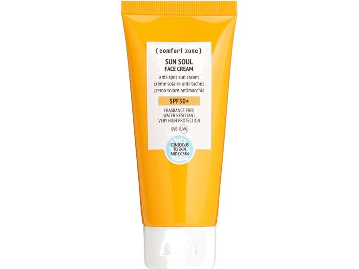 Солнцезащитный крем для лица SPF50+ Comfort zone Sun soul #1