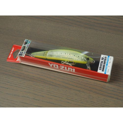 воблер для рыбалки Yo-Zuri Crystal 3D Minnow Jointed 10см 15гр F1096 GHCS #1