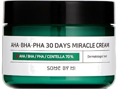 Крем с AHA/BHA/PHA кислотами для проблемной кожи SOME BY MI AHA-BHA-PHA 30 Days Miracle Cream  #1