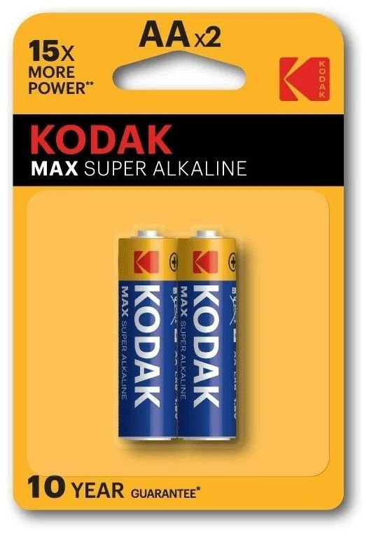 Kodak Батарейка AA, Щелочной тип, 2 шт #1