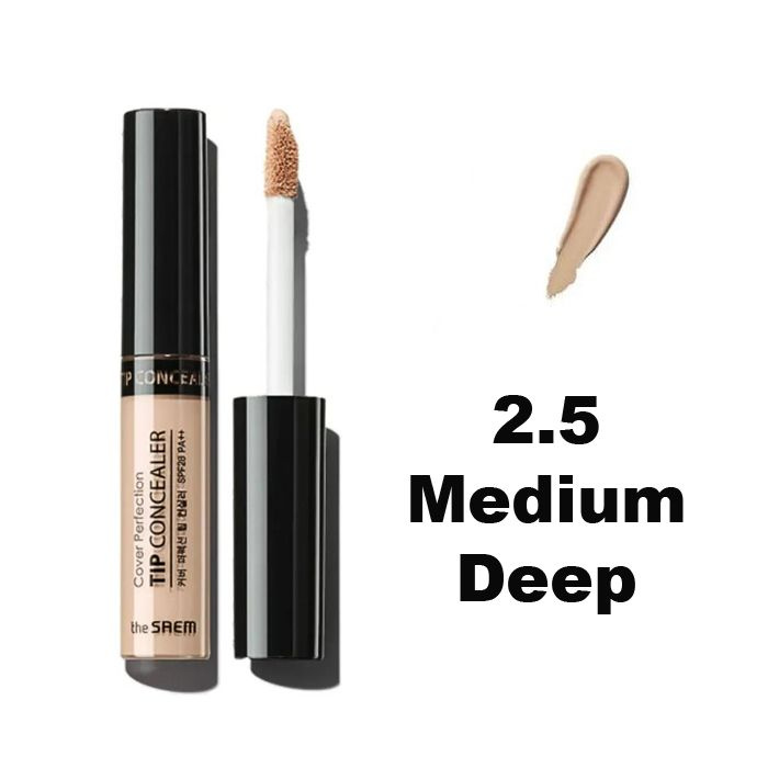 The Saem Консилер для маскировки недостатков кожи 6,5 г Cover Perfection Tip Concealer SPF28 РА, оттенок #1