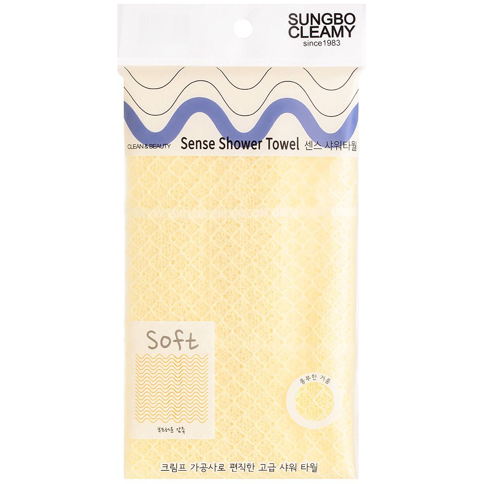 Мягкая мочалка для душа Sung Bo Cleamy Sense Shower Towel #1