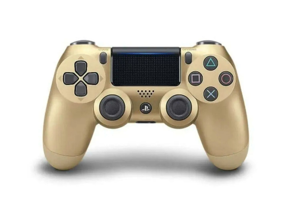 Геймпад Беспроводной контроллер PS4 (джойстик) SONY Playstation 4 V2 для смартфона, для ПК золотой  #1