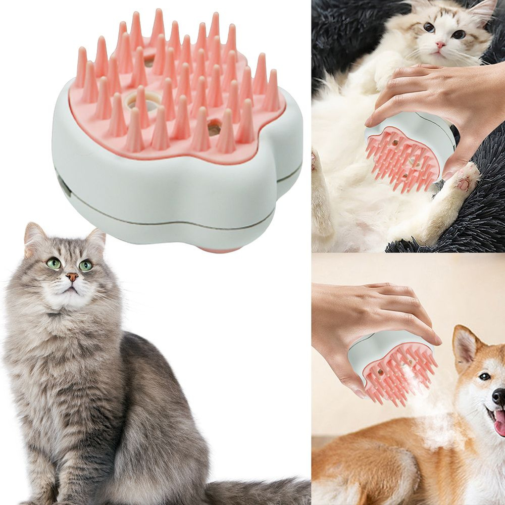 Паровая щетка для кошек в форме кошачьего когтя с фиксирующей кнопкой ...