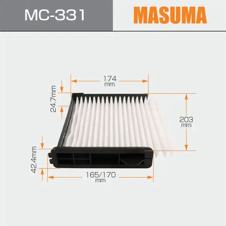 Фильтр салонный Masuma MC-331 #1