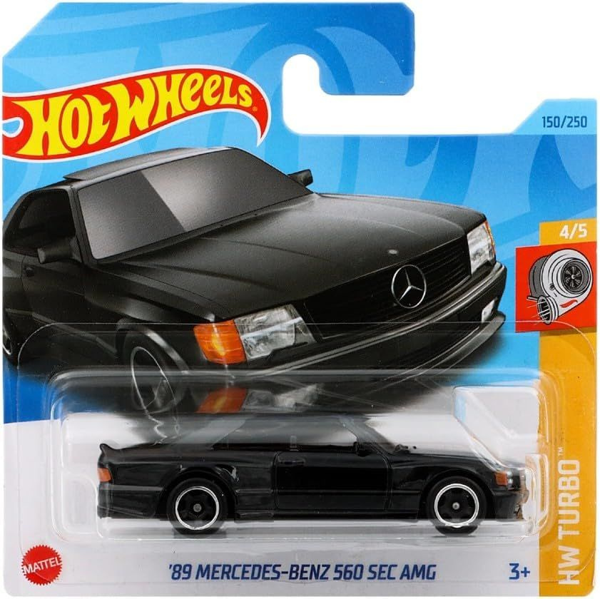 Машинка Хотвилс игрушка коллекционная Hot Wheels '89 MERCEDES-BENZ 560 SEC AMG 5785_HKG45  #1