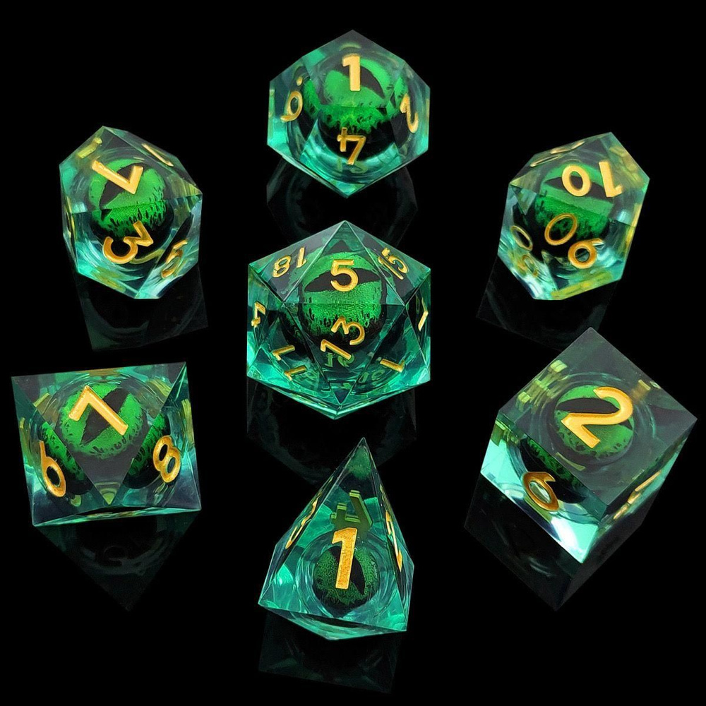 DND, Dungeons and Dragons Dice, набор многогранников, ролевая игра ...