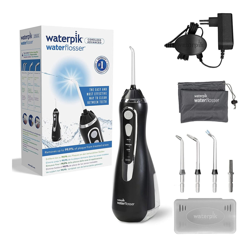 Ирригатор для полости рта Waterpik WP-660 EU Ultra Professional, Черный ...
