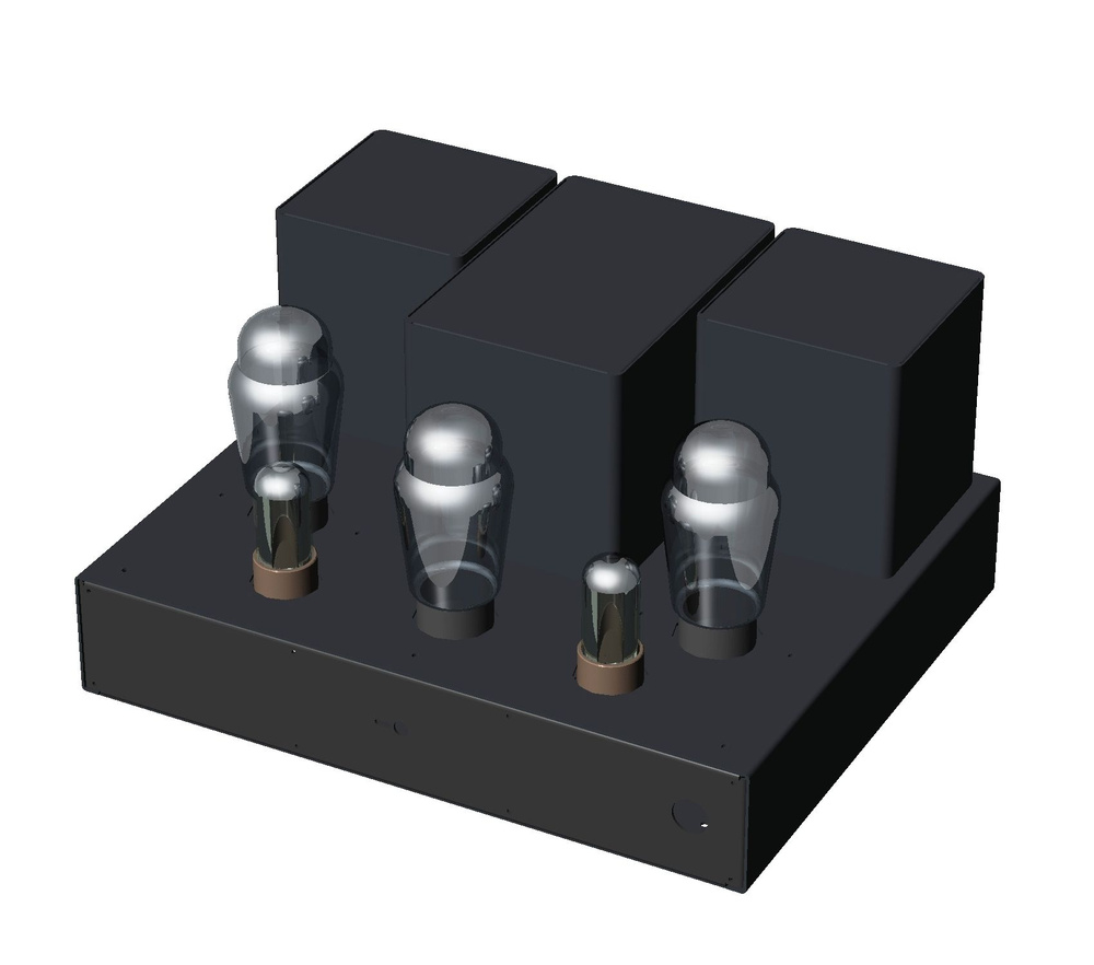 AV-SE300B-K-Piano Корпус мощного лампового усилителя на 5-и лампах  #1