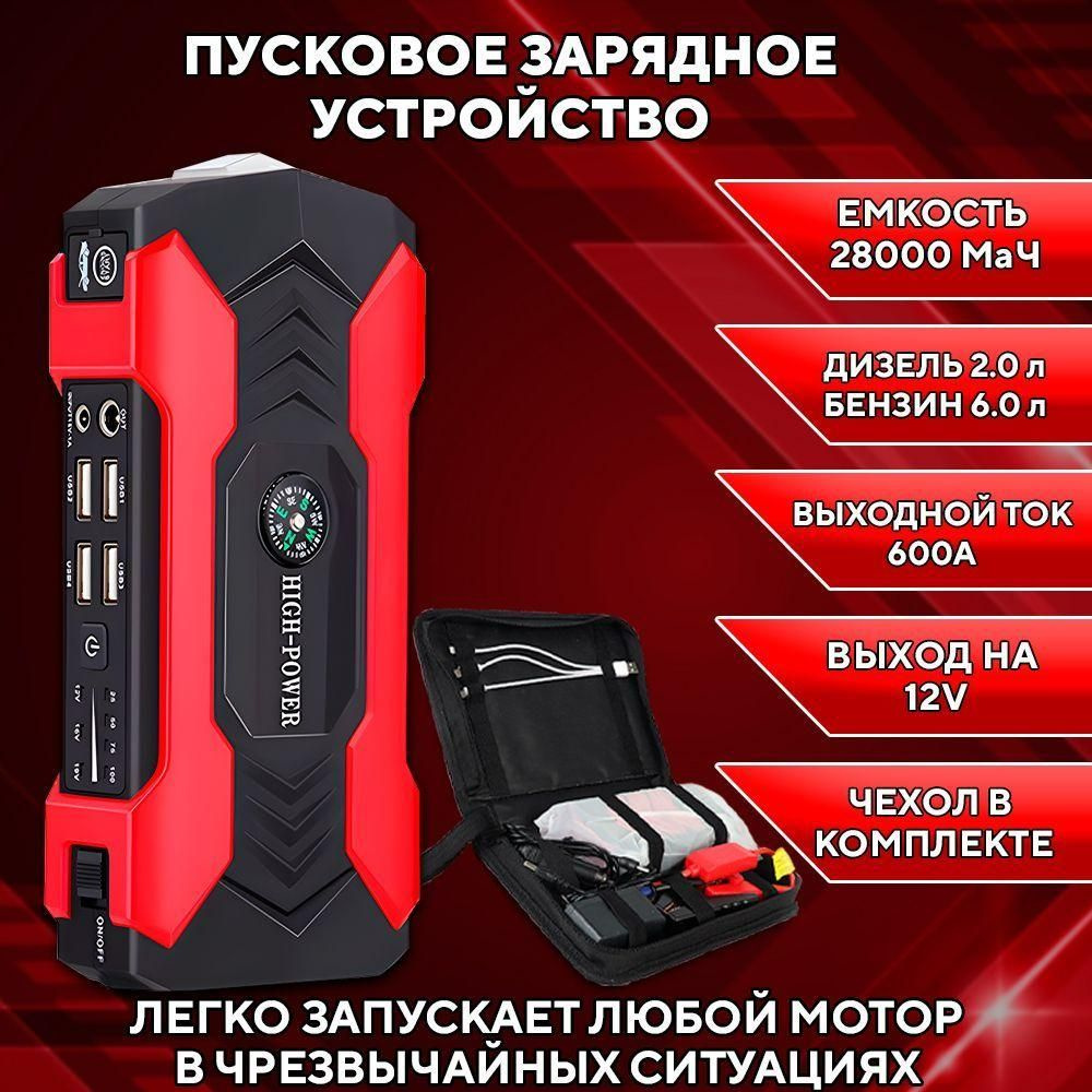 Пуско зарядное устройство БУСТЕР SProducts с функцией POWERBANK (28000 ...