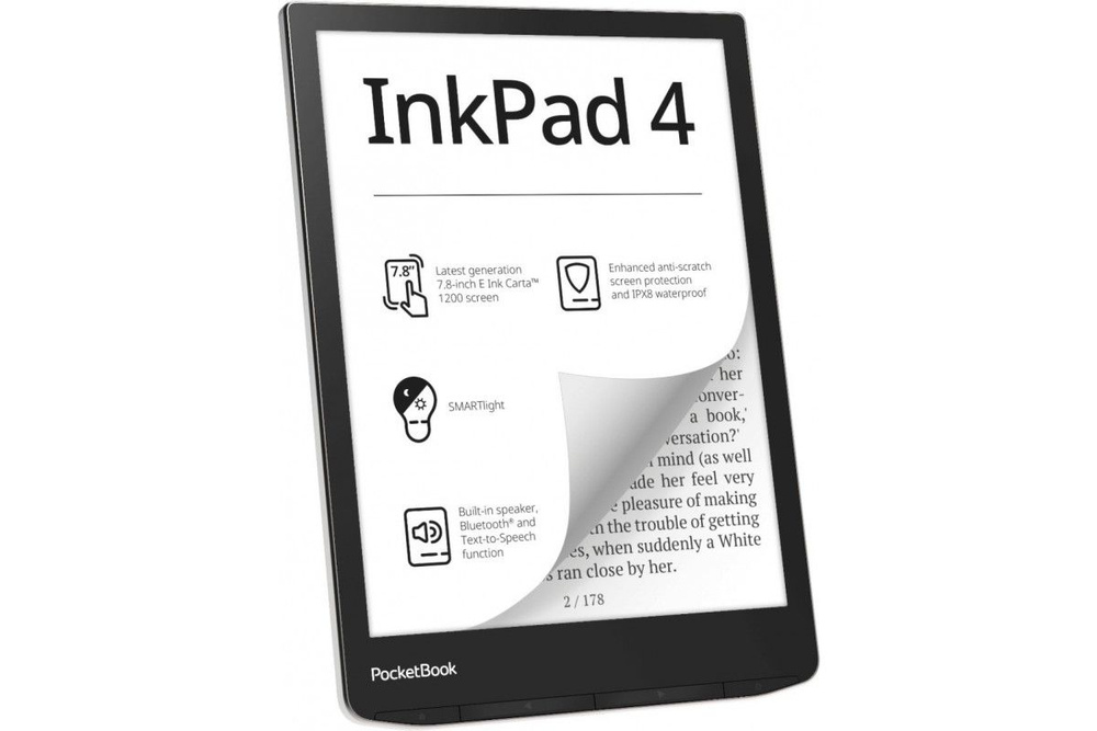 Электронная книга PocketBook 743G Ink Pad 4 Stardust Silver (PB743G-U-WW) #1