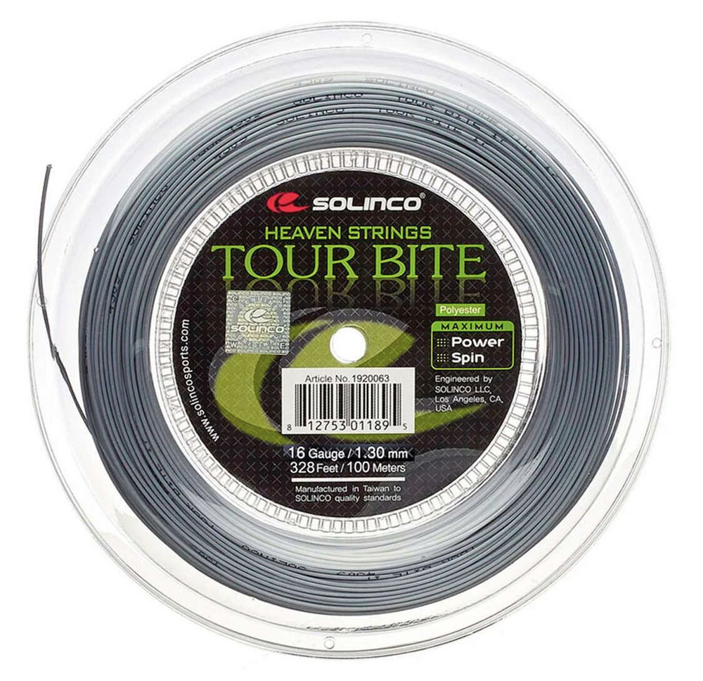 Теннисная струна Solinco - TourBite 1.30(200 метров) #1