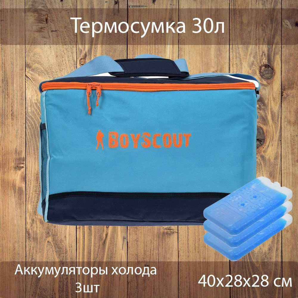 Термосумка с аккумуляторами холода 30л Boyscout #1