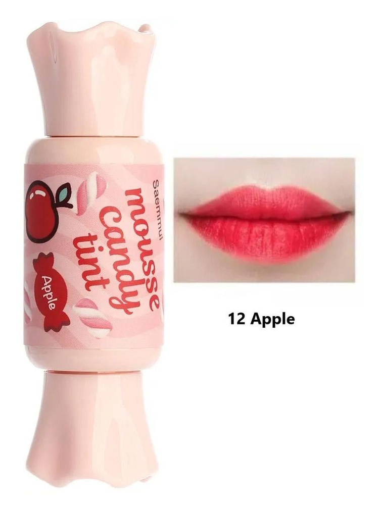 Тинт-мусс для губ Конфетка The Saem Saemmul Mousse Candy Tint №12 Apple Mousse 8g  #1
