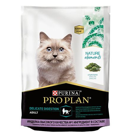 Purina Pro Plan Nature Elements Delicate Digestion Adult / Сухой корм Пурина Про План для кошек с Чувствительным #1