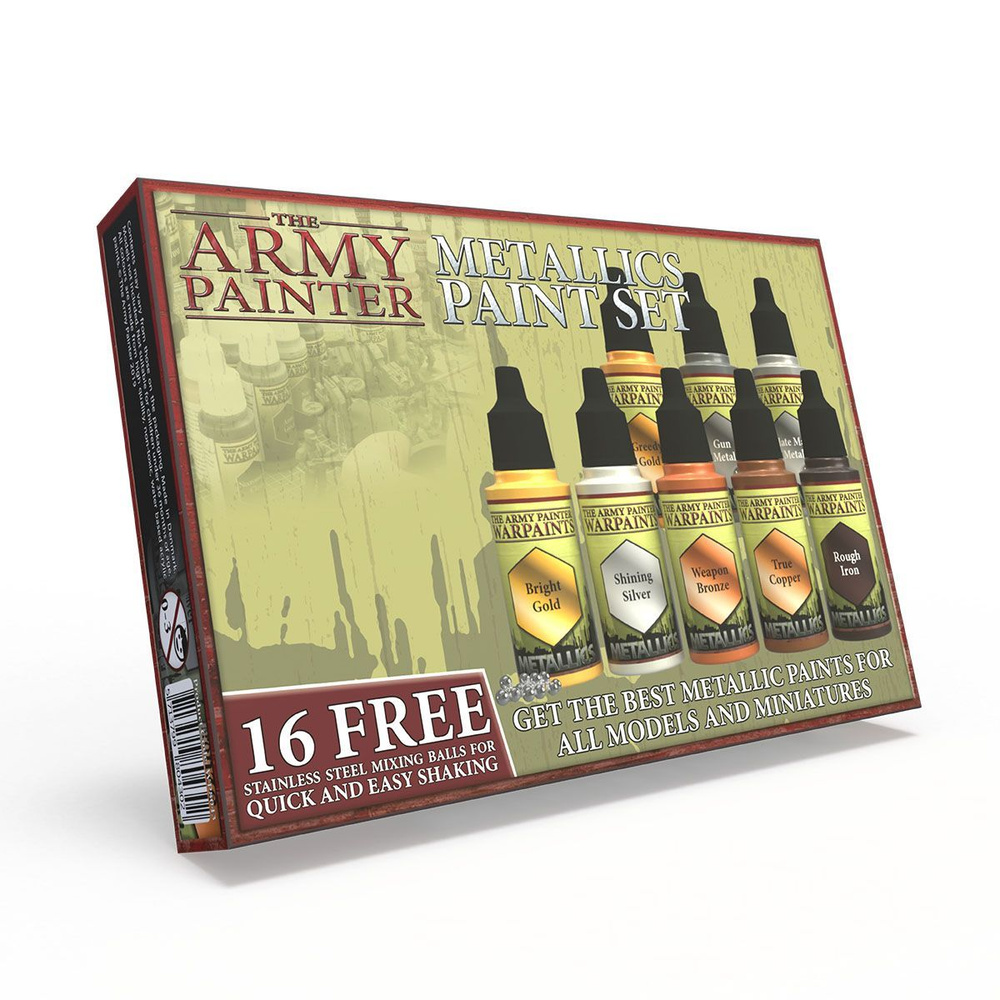 Набор красок Army Painter - Warpaints Metallics: Paint Set #1