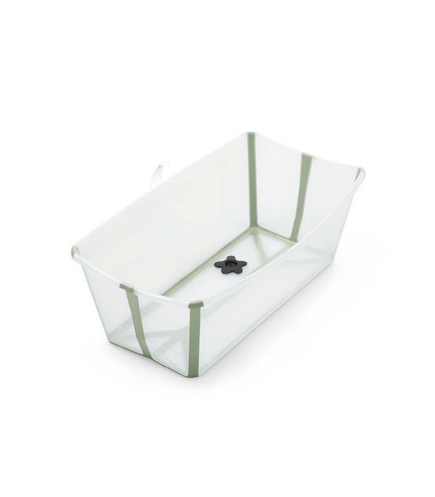Складная ванночка с термочувствительной пробкой Stokke FLEXI BATH Прозрачно-зеленый 531910  #1
