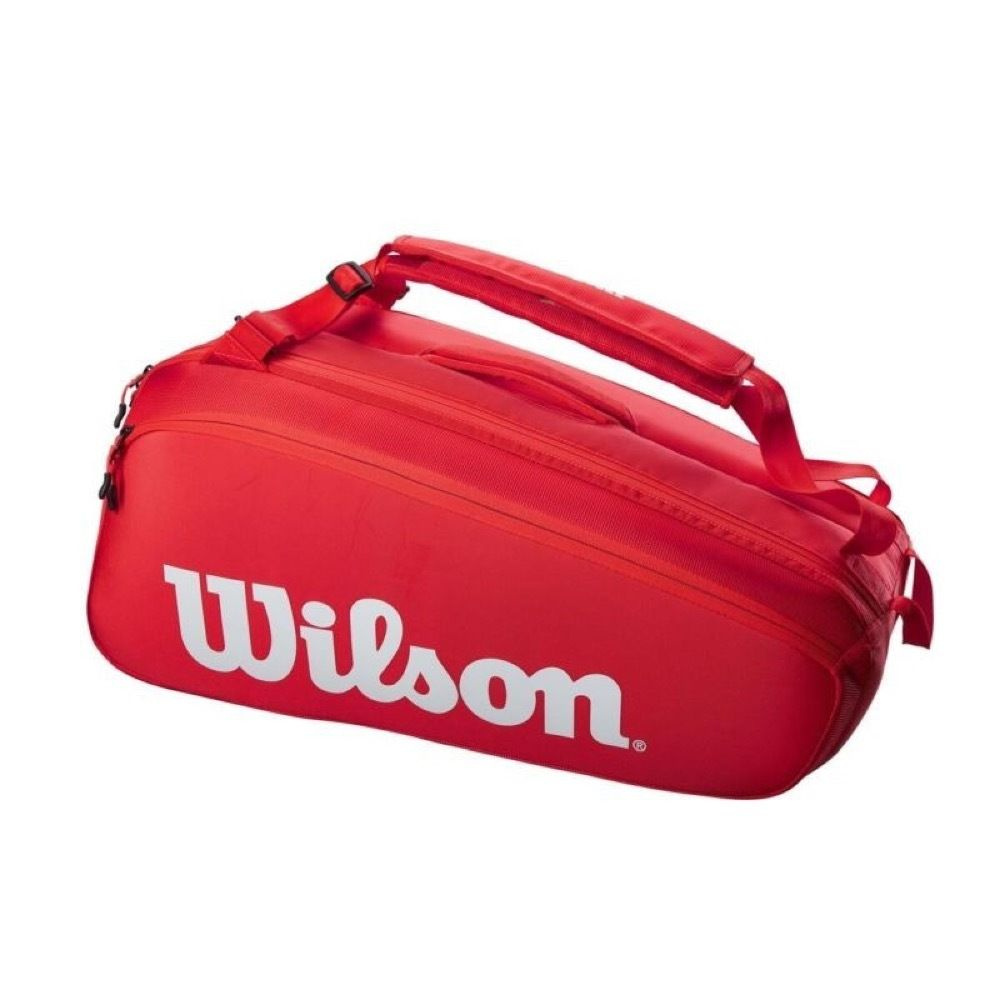 Теннисная сумка Wilson SUPER TOUR RED (9 ракеток) #1