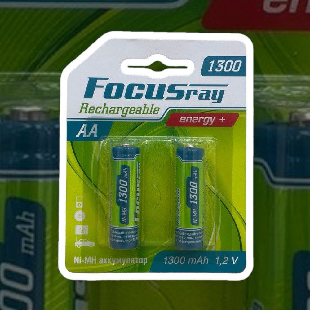 Никель-металлогидридный аккумулятор FocuSray Rechargeable AA 1300 mAh  #1