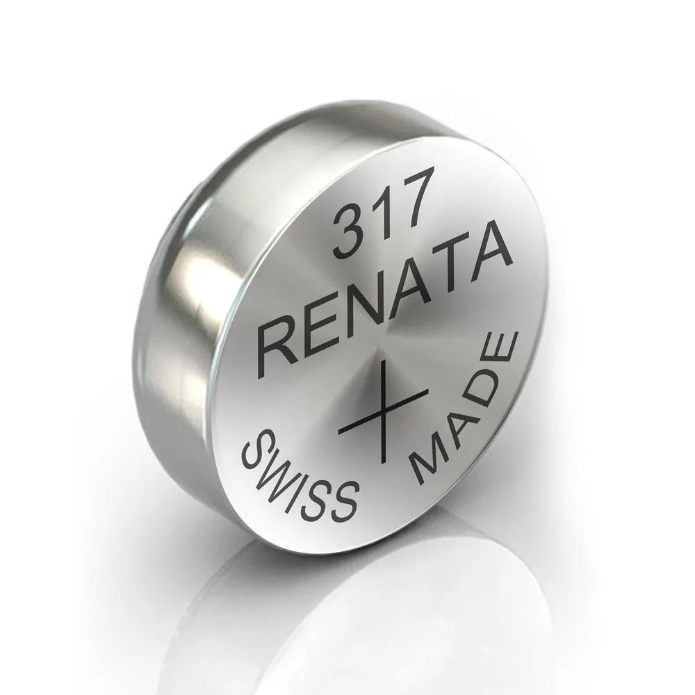 Renata Батарейка 317 (SR62, SR516), Оксид-серебряный тип, 1,55 В, 1 шт #1